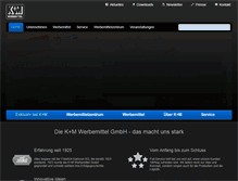 Tablet Screenshot of k-m-werbemittel.de
